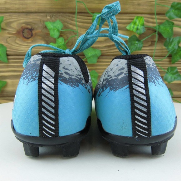DSG Boys Cleats Shoes Gray Synthetic Lace Up Size T 10 Medium - Picture 4 of 6
